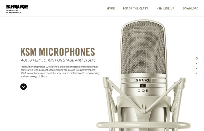 Shure KSM Microphones