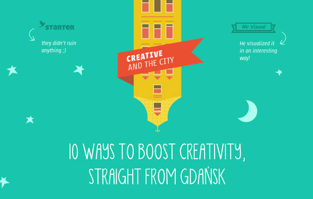 10 ways to boost creativity, straight from Gdansk