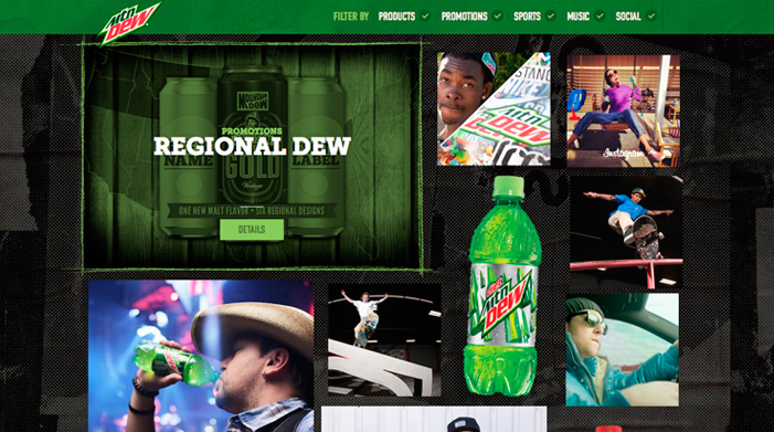 The New MountainDew.com