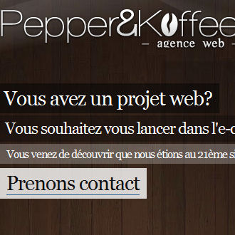 Pepper and koffee, Web agency